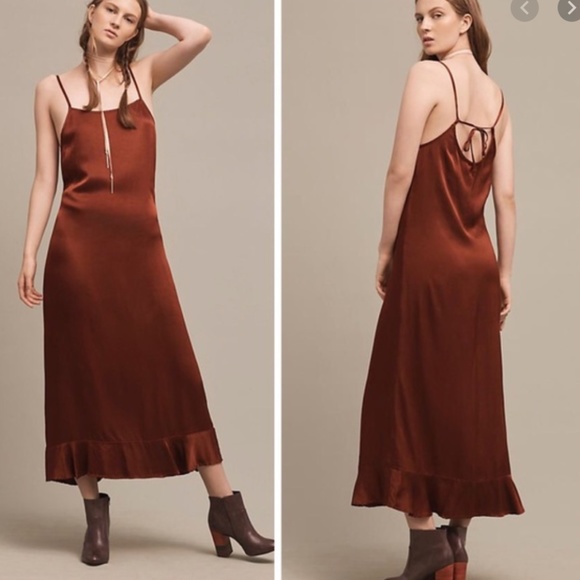 Anthropologie Lacausa Arcadian Midi Maxi Dress XS - Picture 1 of 7